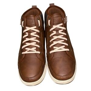 G.H. BASS & CO High-Top Chukka Sneakers Brown New Laces | US Men's 13